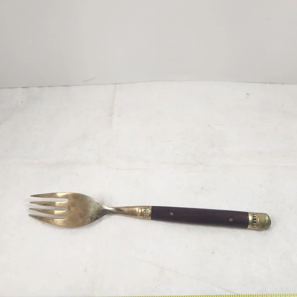 Pottery‎ Barn antique bronze rosewood flatware Dinner Fork thailand